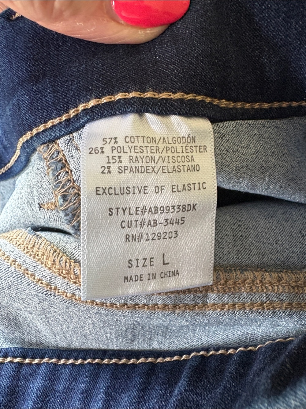 Cello Women's Straight Leg Jeans - Dark Blue - Picture 5 of 5
